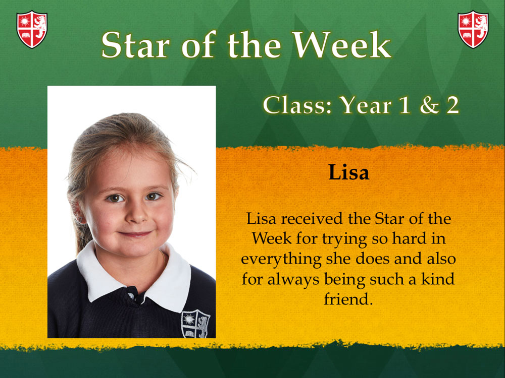 star of the week 1