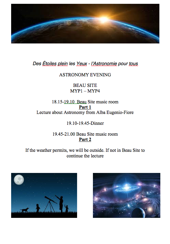 Astronomy evening